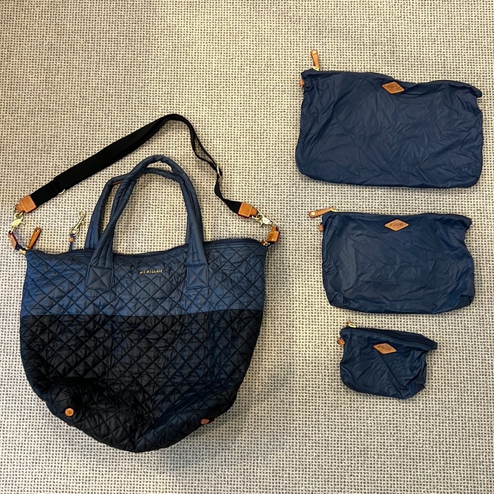 MZ Wallace Medium Colorblock Metro Tote